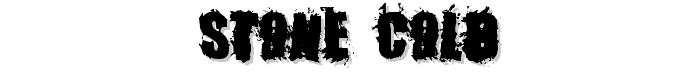 Stone Cold font